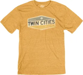 10 Mile Tri-Blend Short-Sleeve Tee - Mustard (Unisex Sizing)