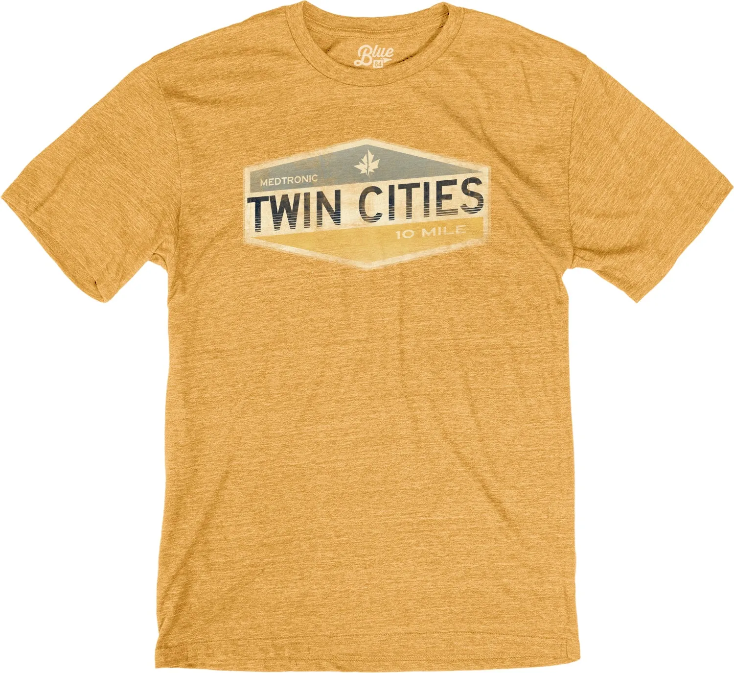 10 Mile Tri-Blend Short-Sleeve Tee - Mustard (Unisex Sizing)