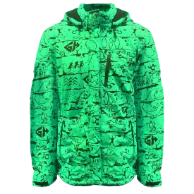 1980's Retro Jacket - Screamin' Neon Green - Pre-Order