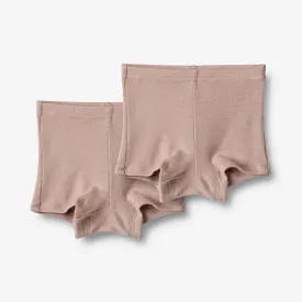 2 Wool Boxershorts Avalon - dry rose