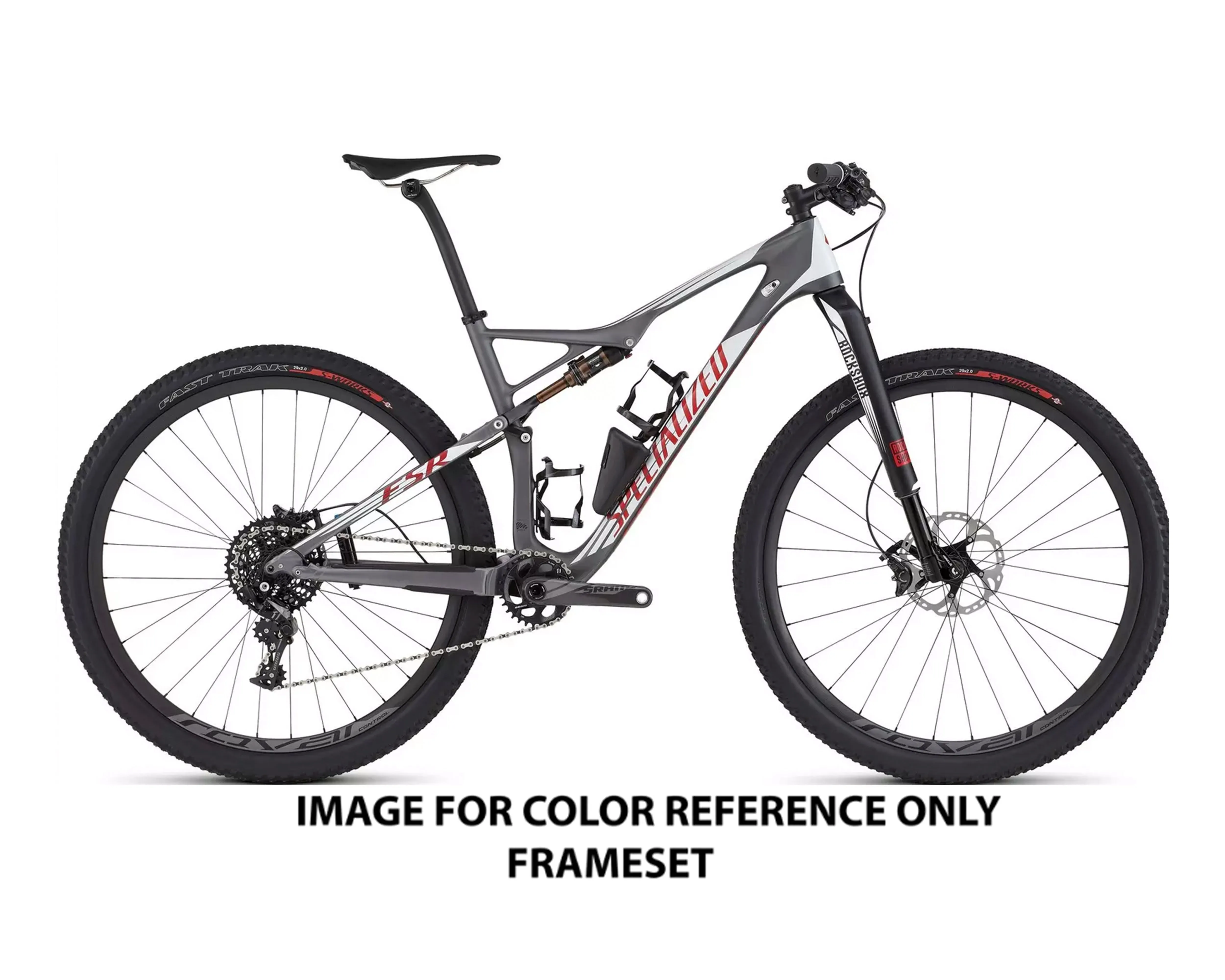 2016 Specialized Epic FSR Pro Carbon WC 29 (FRAMESET ONLY) Char/Wht/FloRed XL