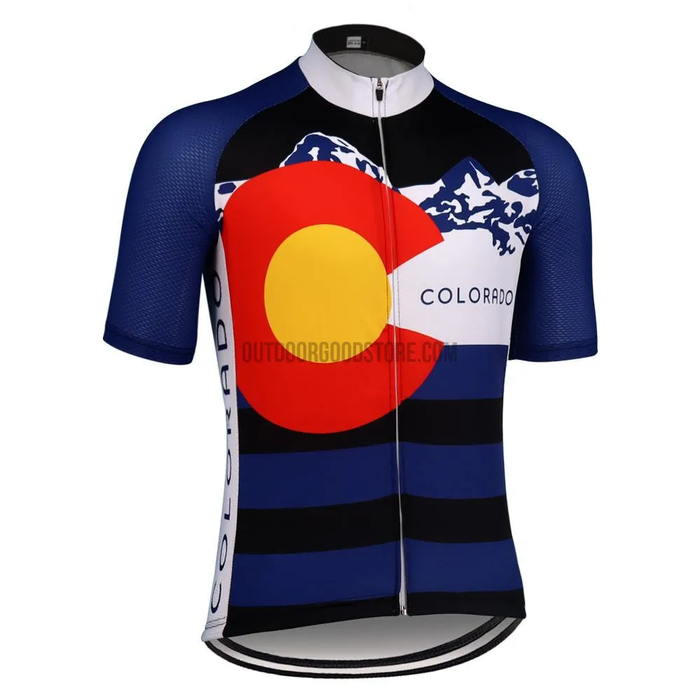 2022 Colorado Striped Retro Cycling Jersey