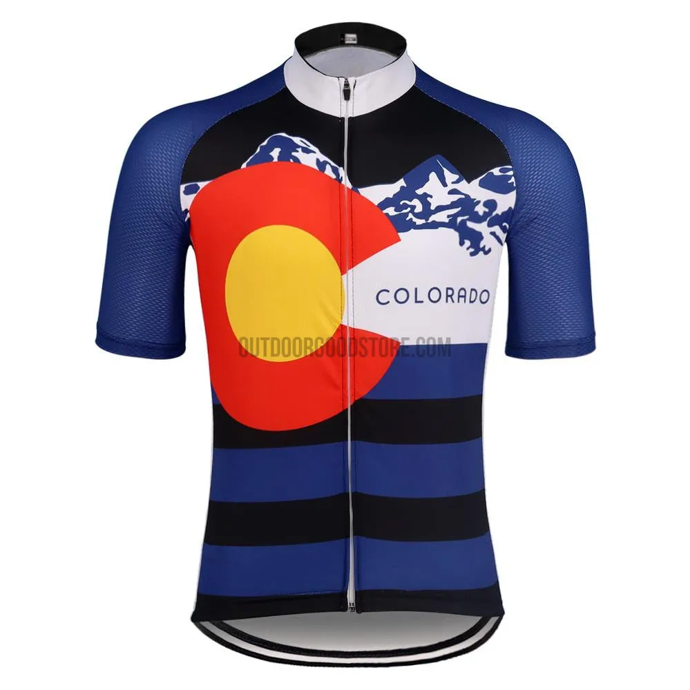 2022 Colorado Striped Retro Cycling Jersey