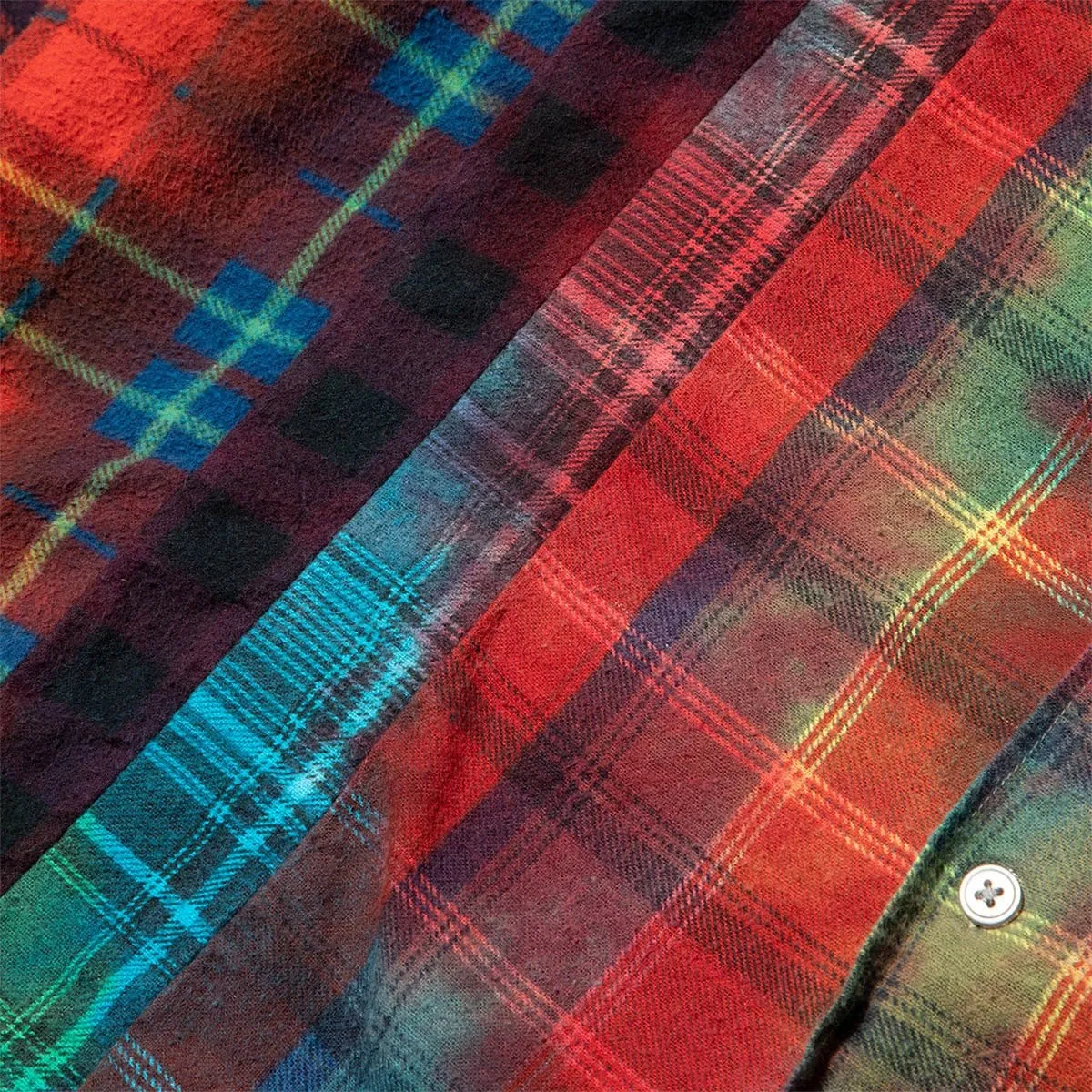 7 CUTS FLANNEL TIE DYE SHIRT FW20 10