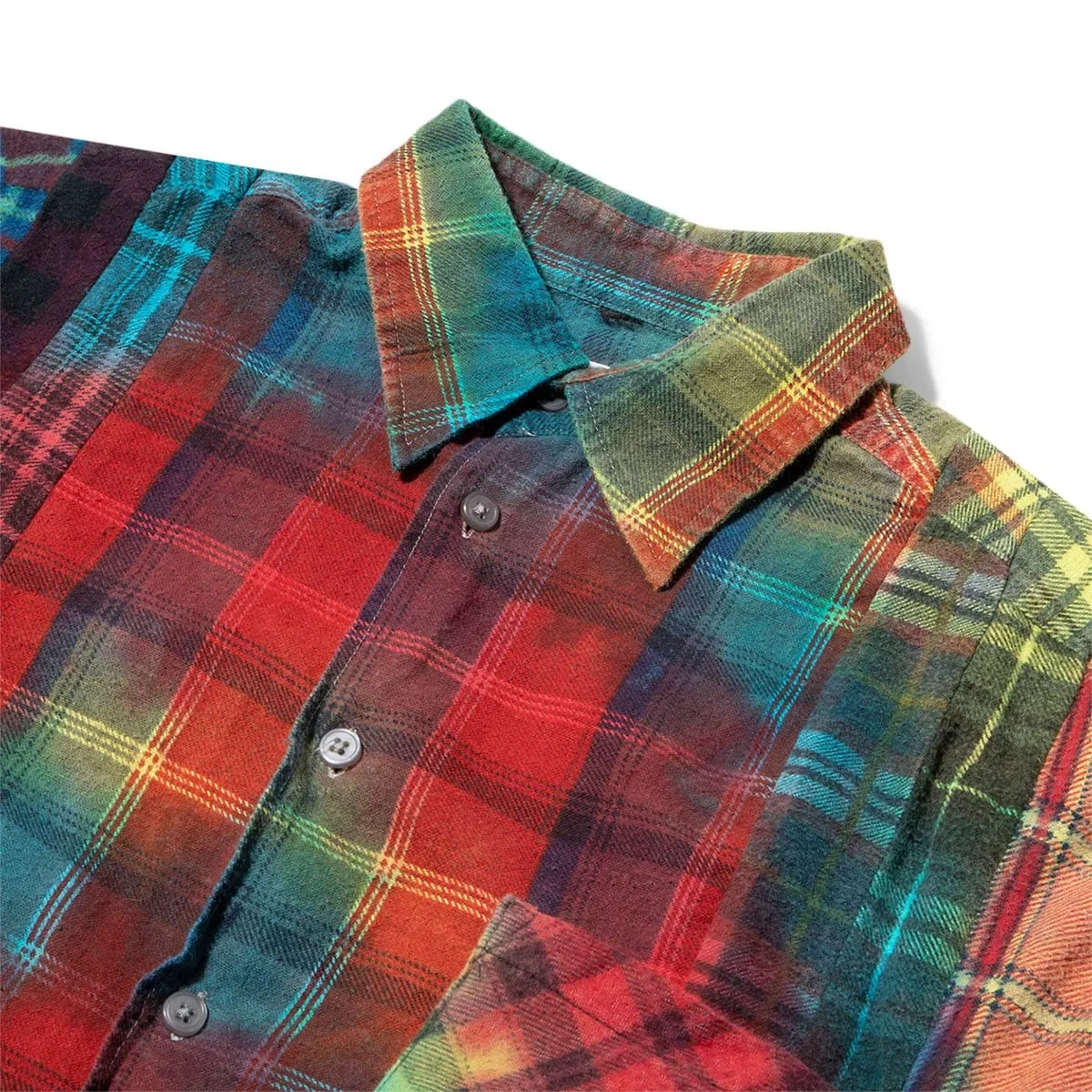 7 CUTS FLANNEL TIE DYE SHIRT FW20 10