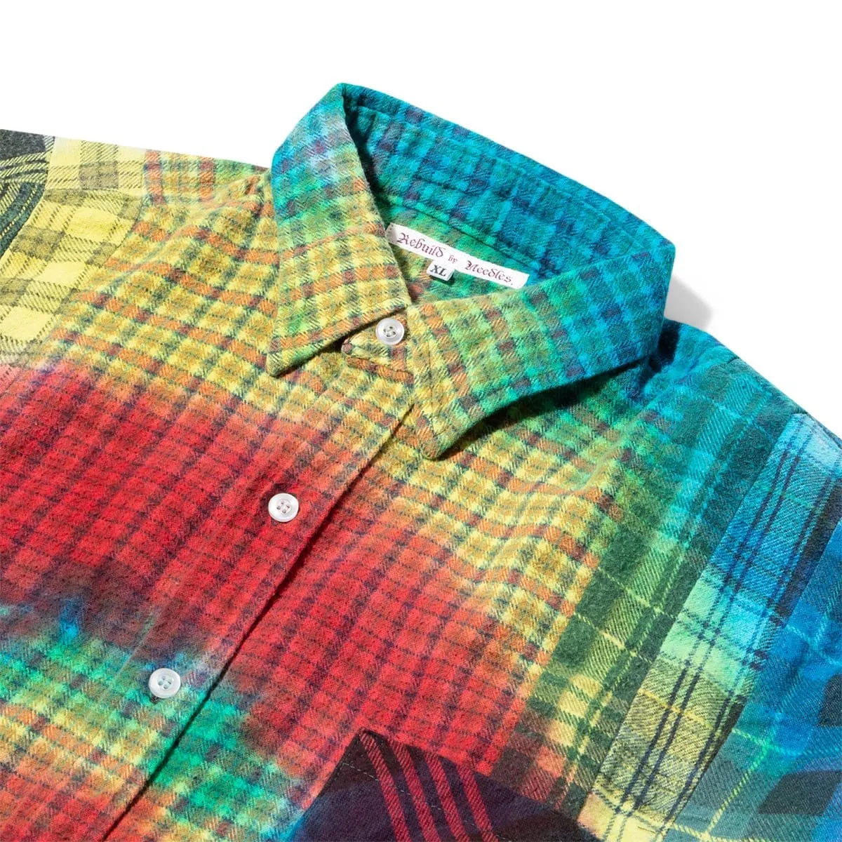 7 CUTS FLANNEL TIE DYE SHIRT FW20 13