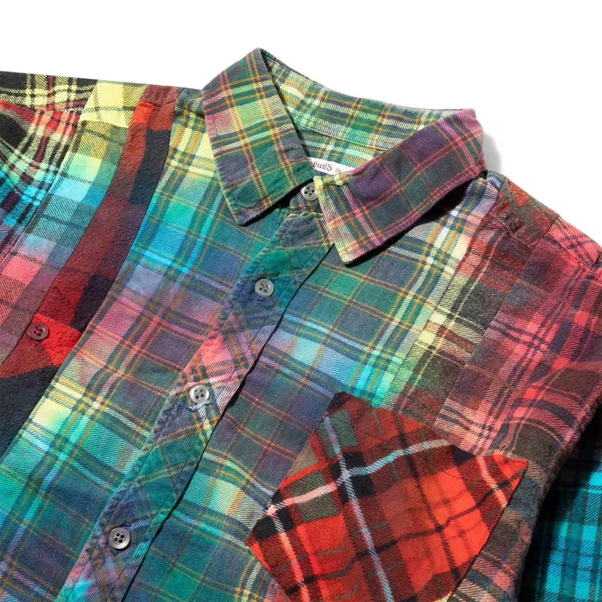 7 CUTS FLANNEL TIE DYE SHIRT FW20 15