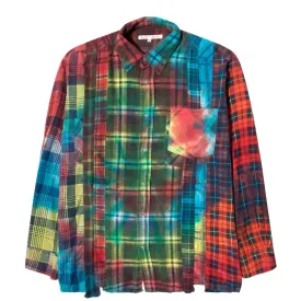 7 CUTS FLANNEL TIE DYE SHIRT FW20 6