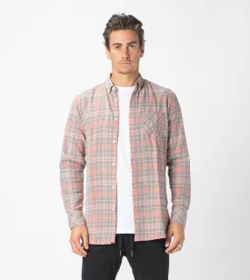 7 Foot Work Flannel LS Shirt Washed Peach