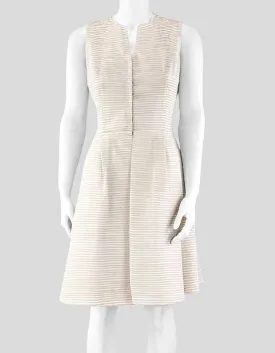 Akris Cream Sleeveless Dress 6US