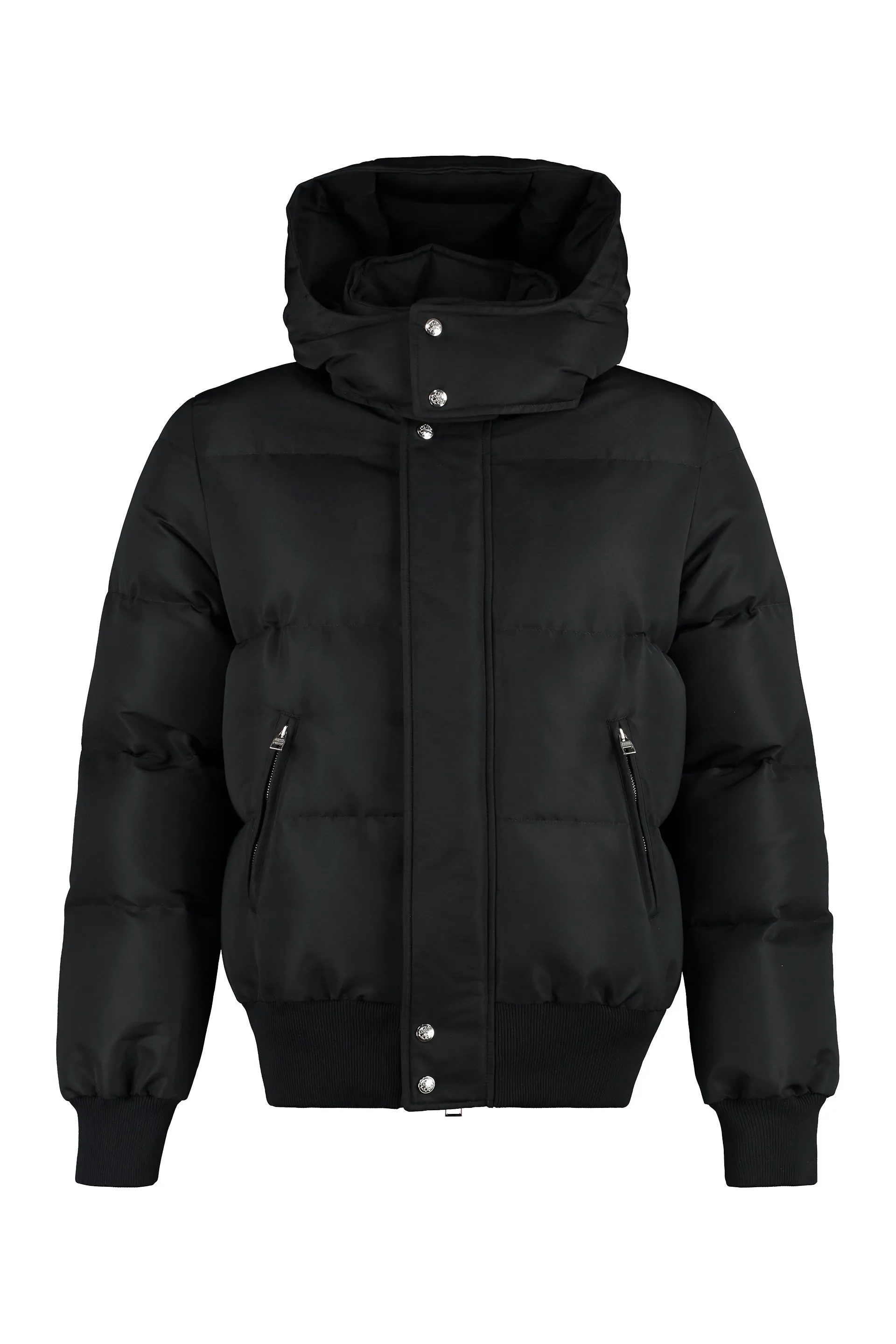 ALEXANDER MCQUEEN Men's Hooded Down Jacket in Black for FW23