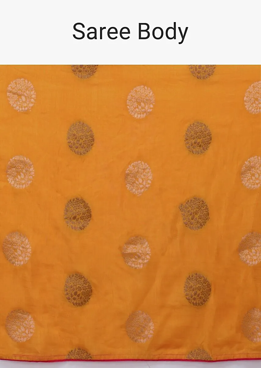 Amber Yellow Saree