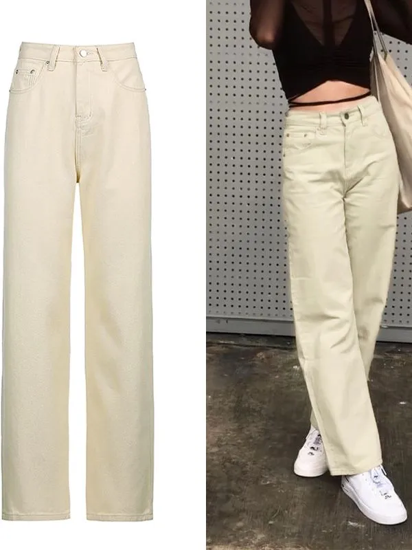 Amy Fashion - Brown Vintage Baggy Jeans