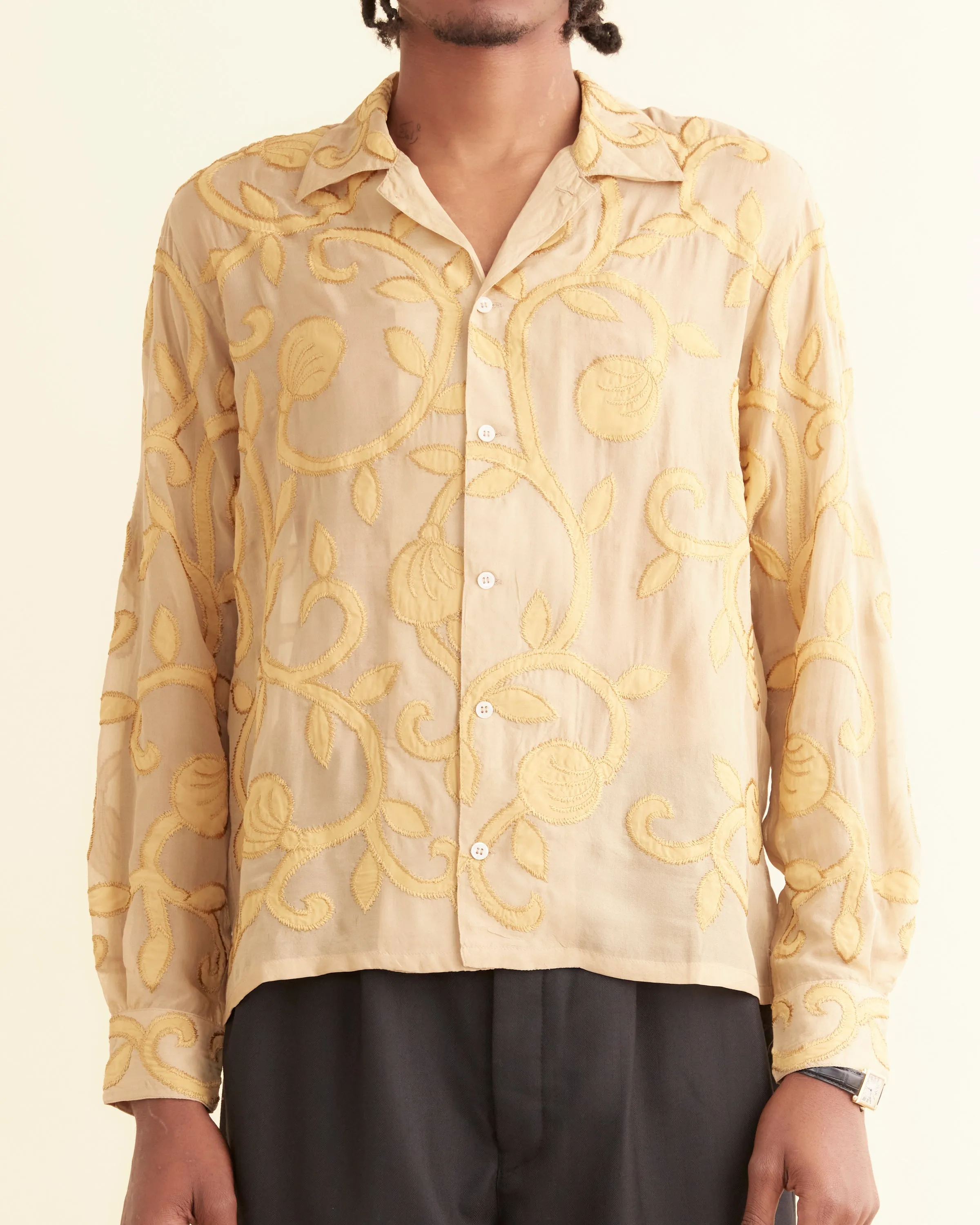 Appliqué Harlayne Long Sleeve Shirt