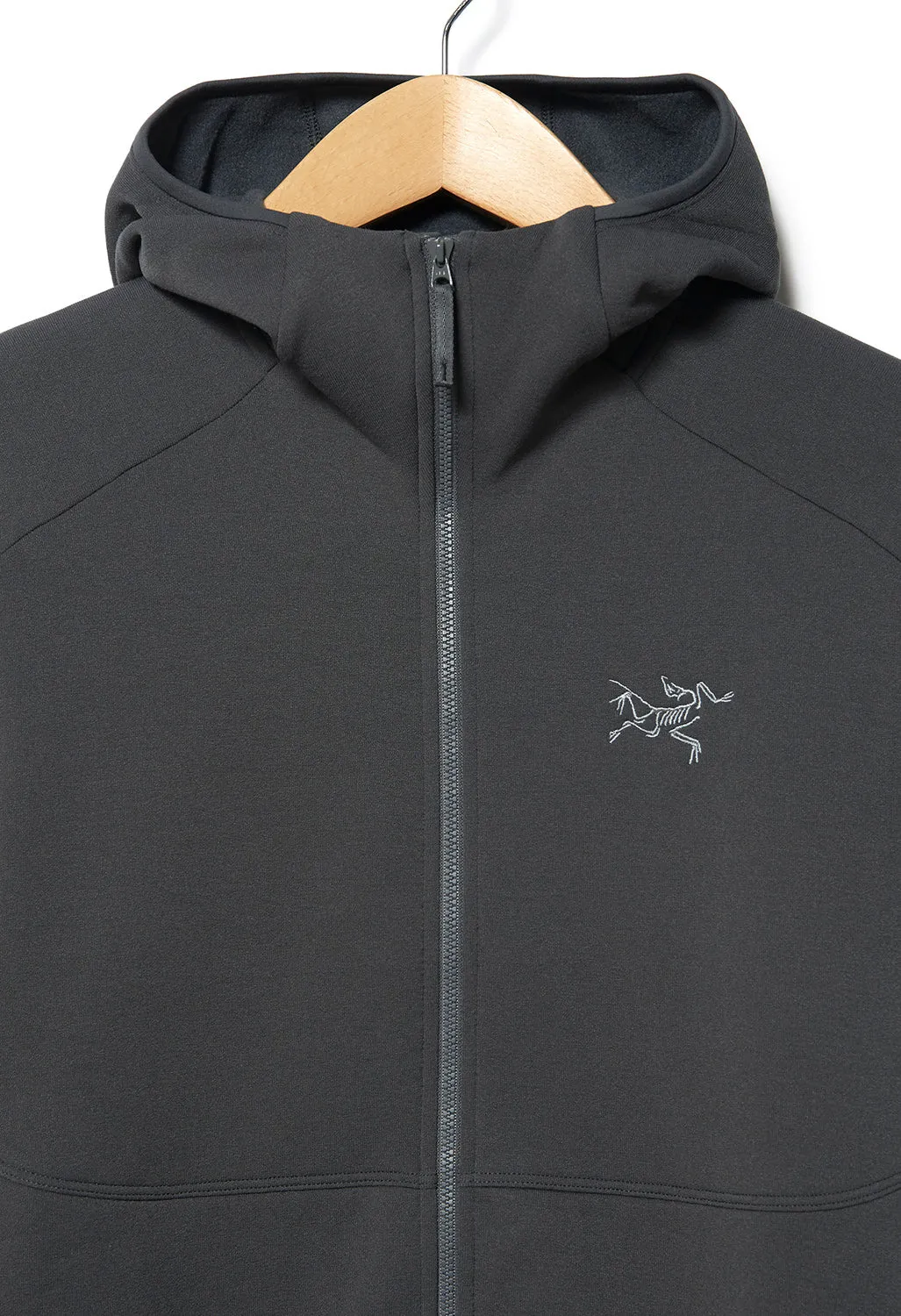 Mens Arcteryx Kyanite AR Hoodie with Integrated Hood - Glitch Pattern