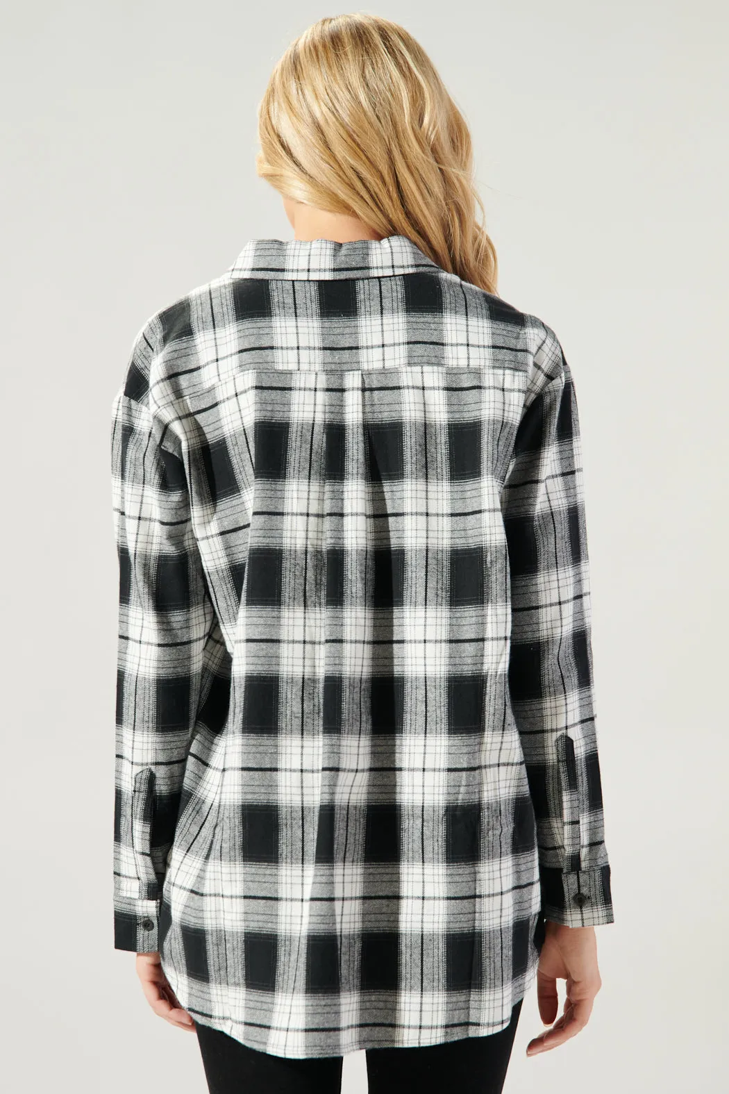 Arlee Plaid Boyfriend Flannel Shirt