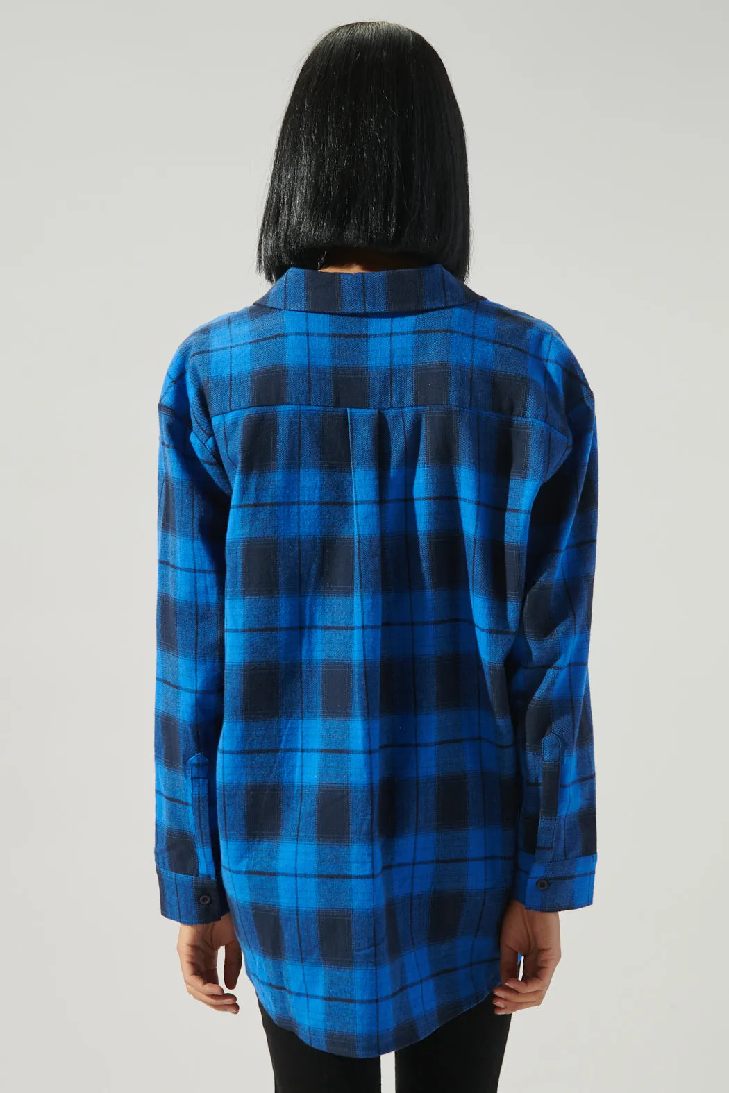 Arlee Plaid Boyfriend Flannel Shirt