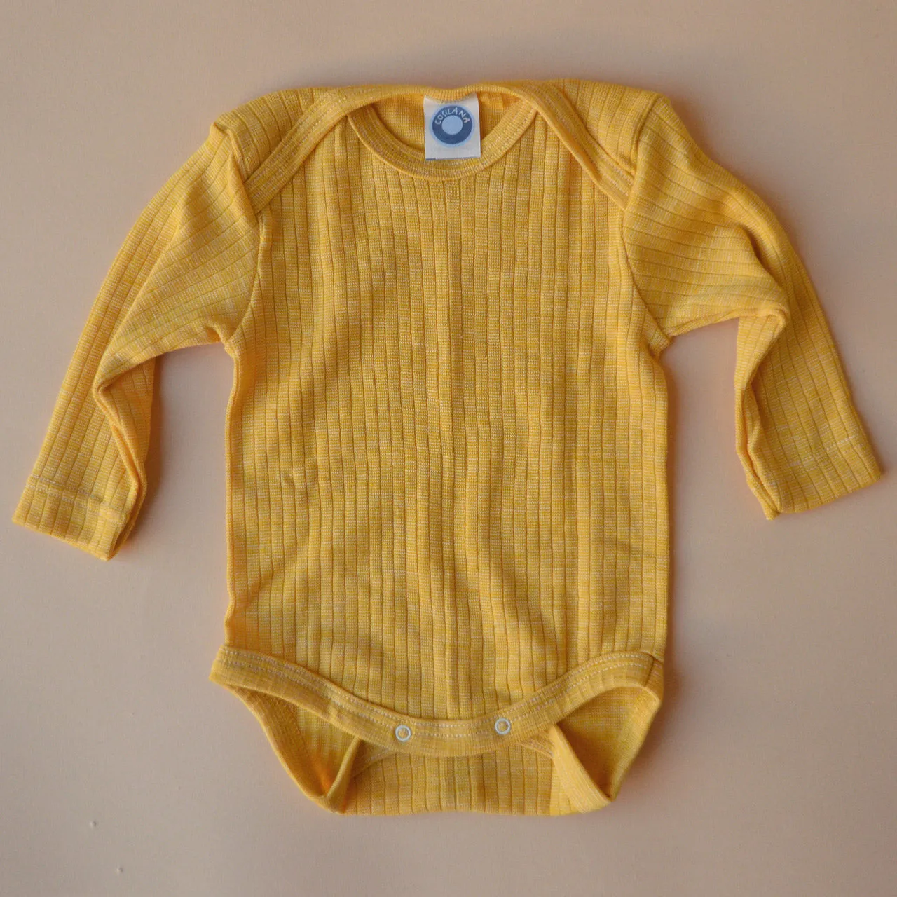 Baby Body Long Sleeve - Organic Cotton/Merino/Silk (0-3y)