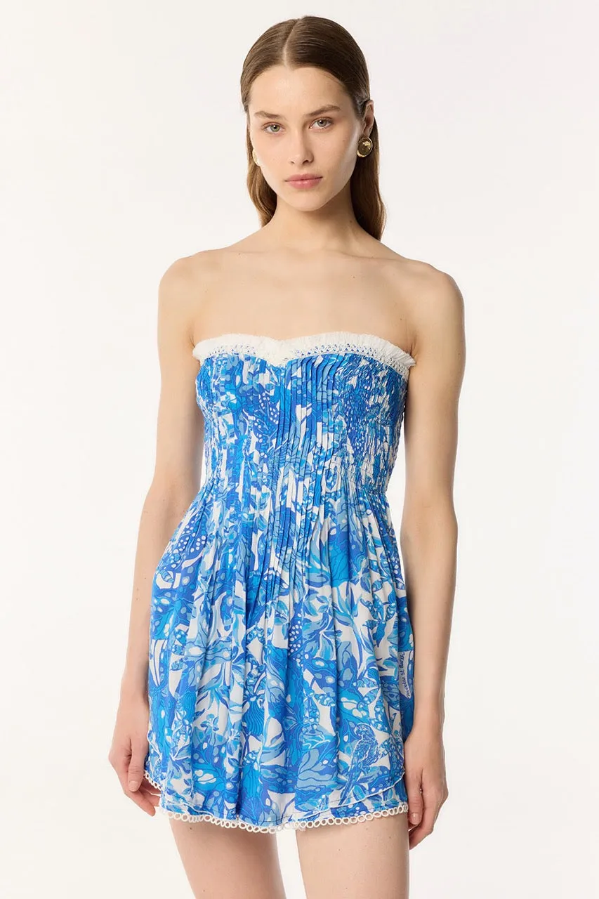 Bandeau Dress Claire - Blue Jengel