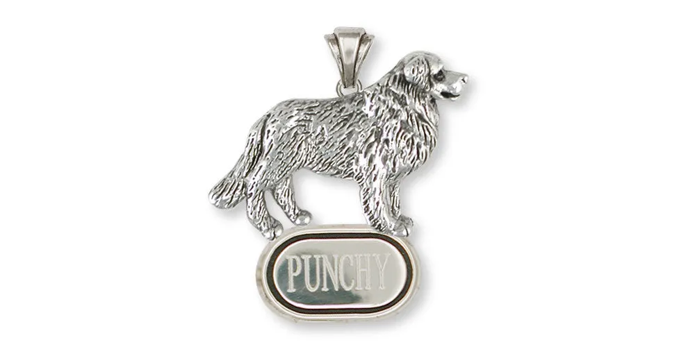 Bernese Mountain Dog Pendant Jewelry Sterling Silver Handmade Dog Pendant BMD2-DP