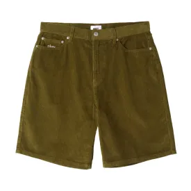 Bigwig baggy corduroy short Moss green