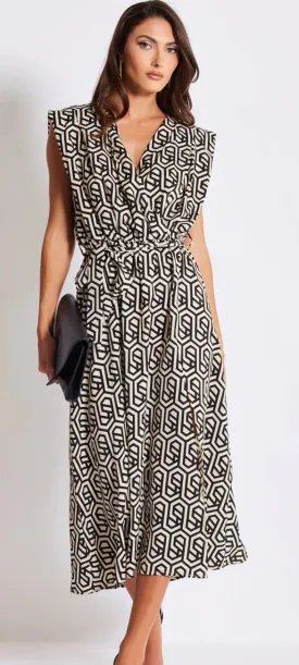 BISHOP   YOUNG ARIES WRAP DRESS