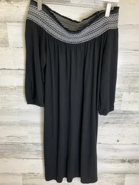 Black Dress Casual Midi Chicos, Size L