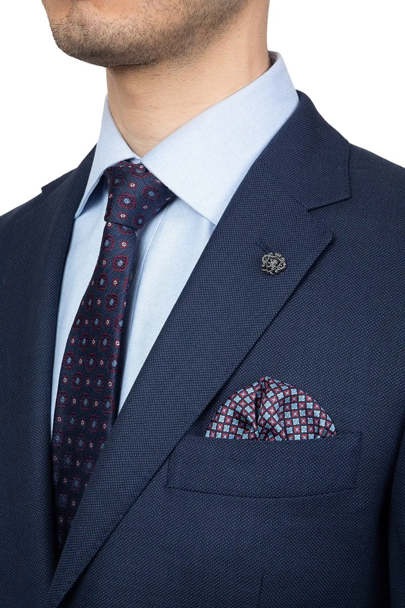 Cambridge Morse Interceptor Blue Wool Suit Set