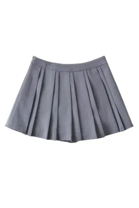 'Camila' High Waist Pleated Skirt (3 Colors)