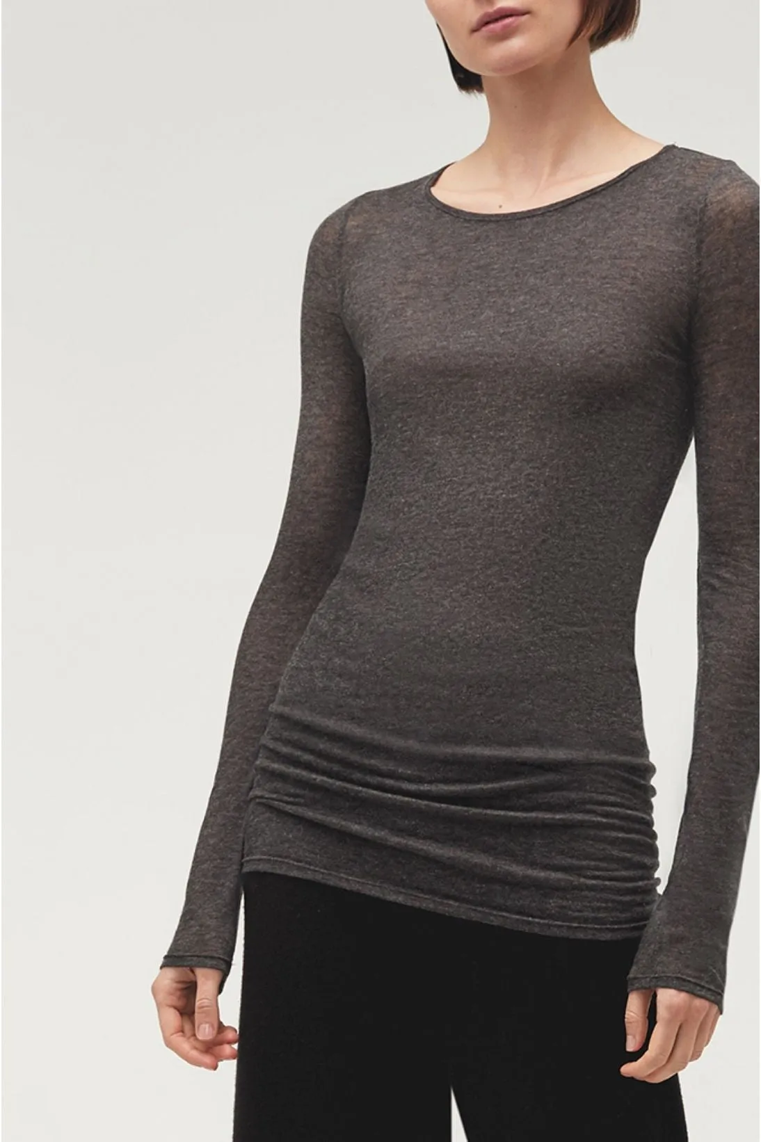 CASHMERE SKIN CREWNECK