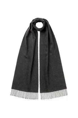 Charcoal Cashmere Scarf