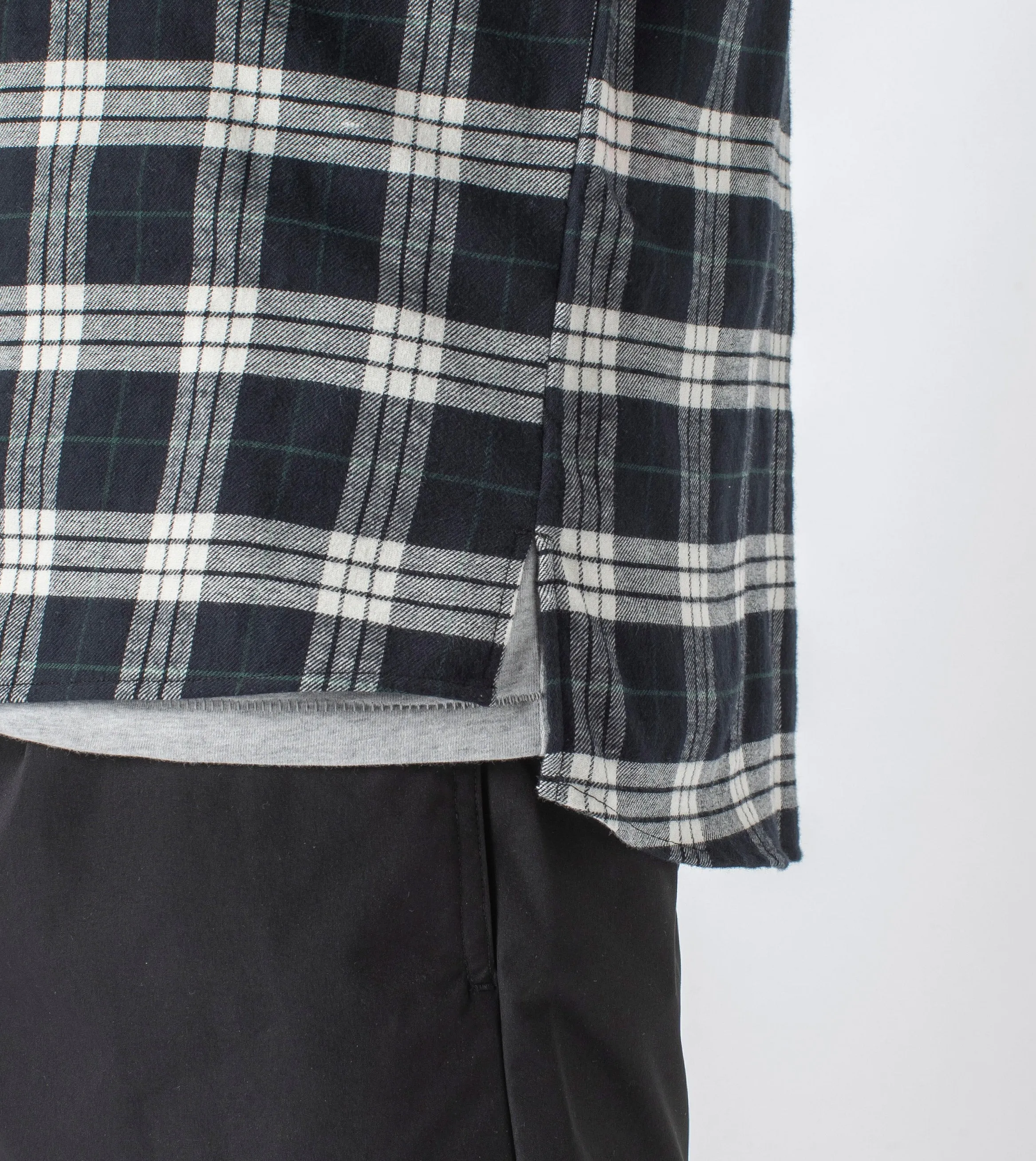 Checker Flannel LS Shirt Black/Milk