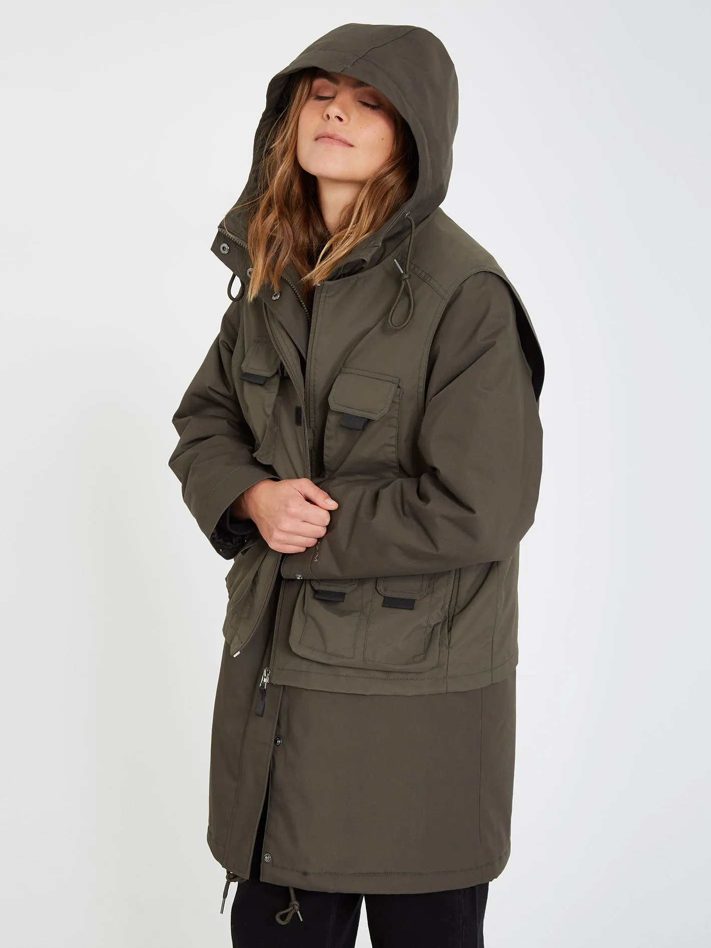 Cimandy 5K 3In1 Parka - ARMY GREEN COMBO