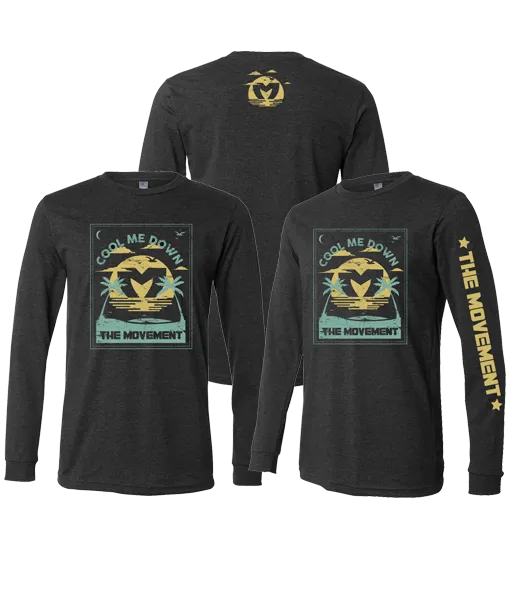 Cool Me Down Long Sleeve (Heather Charcoal)