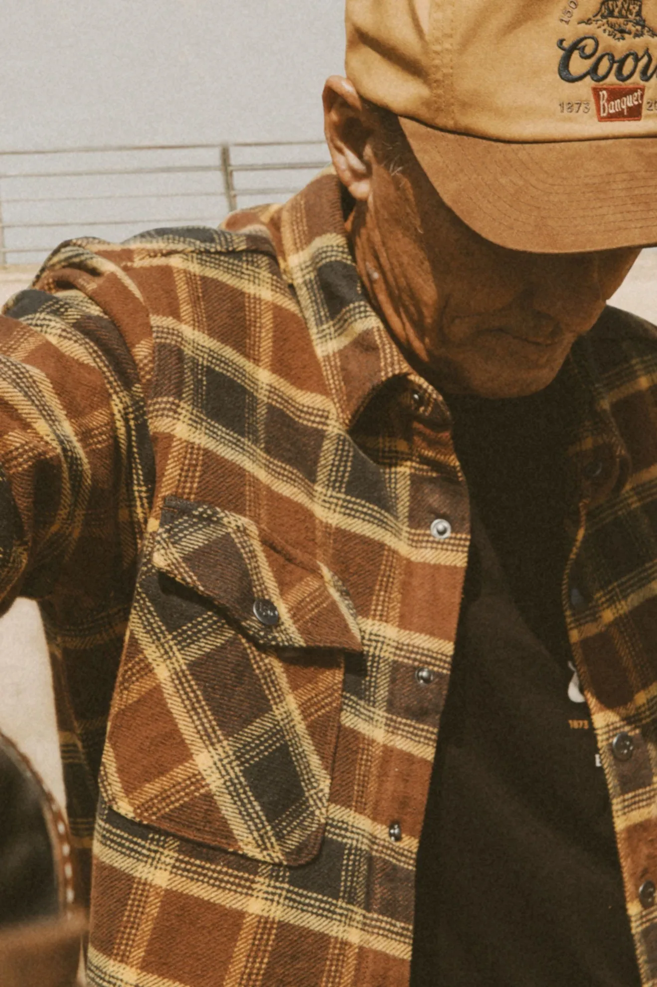 Coors 150 Western Heavyweight Bowery Flannel - Sepia/Sunset/Washed Black