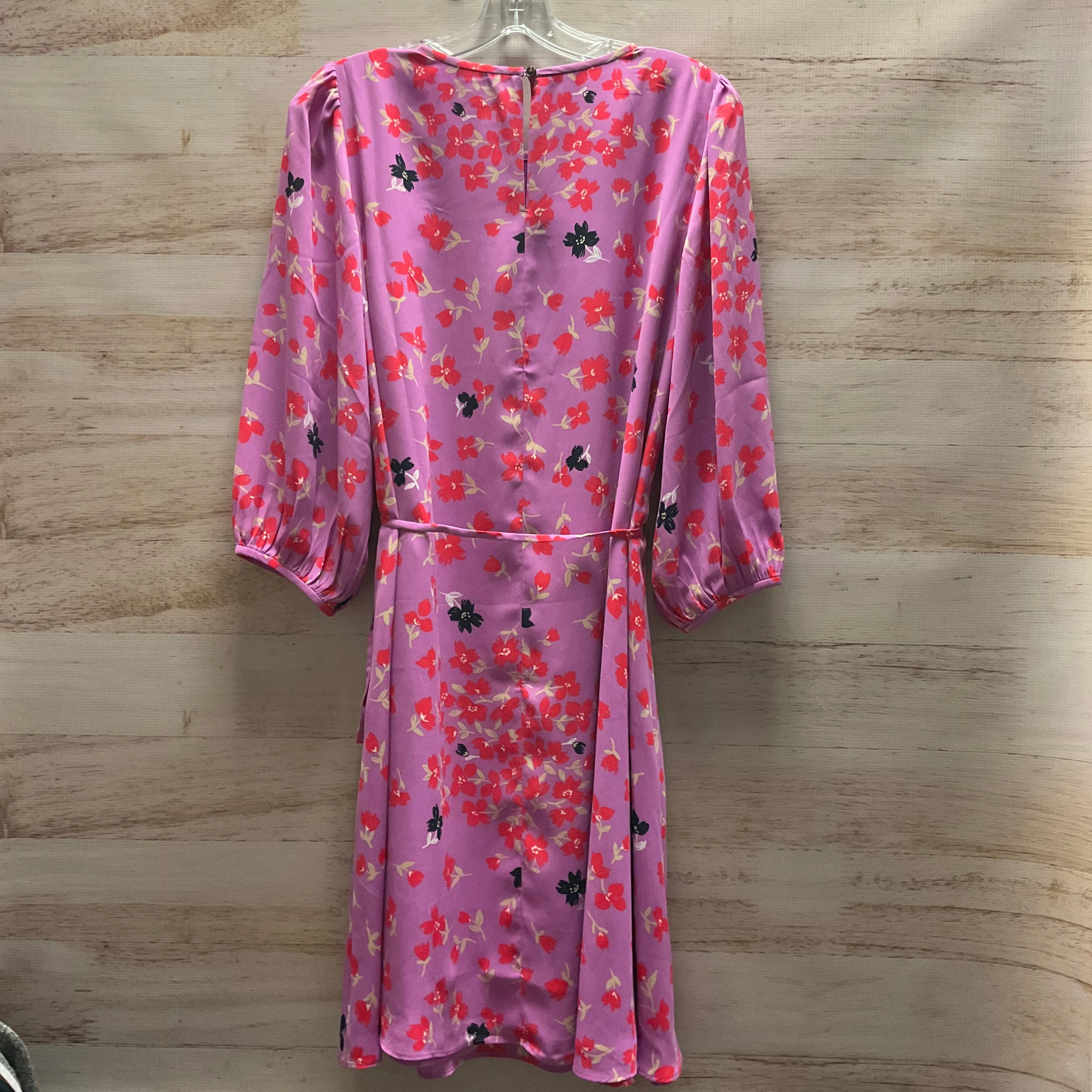 Dress Casual Midi By Ann Taylor In Pink, Size: M