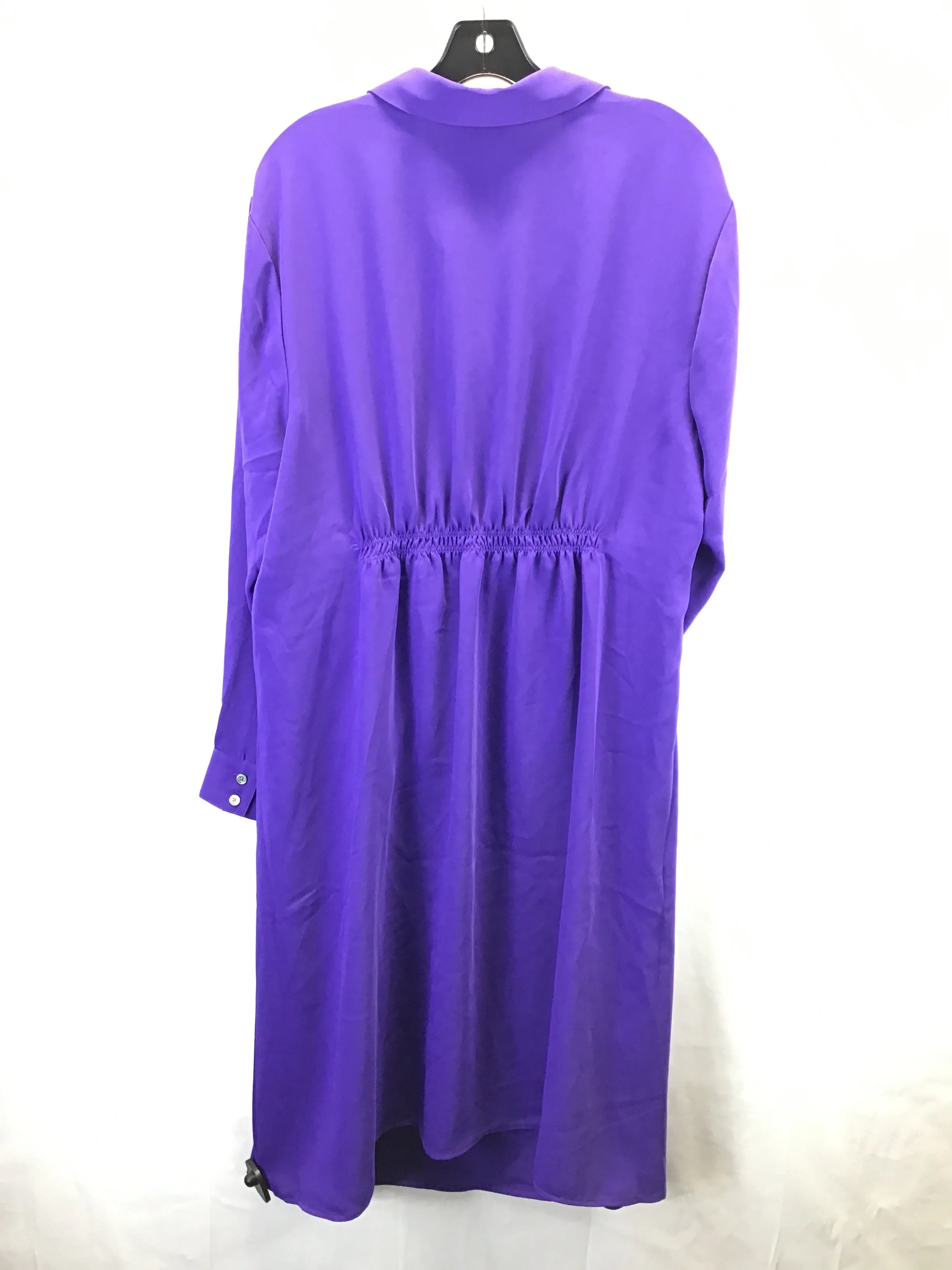 Dress Casual Midi By J. Jill In Purple, Size: 2x