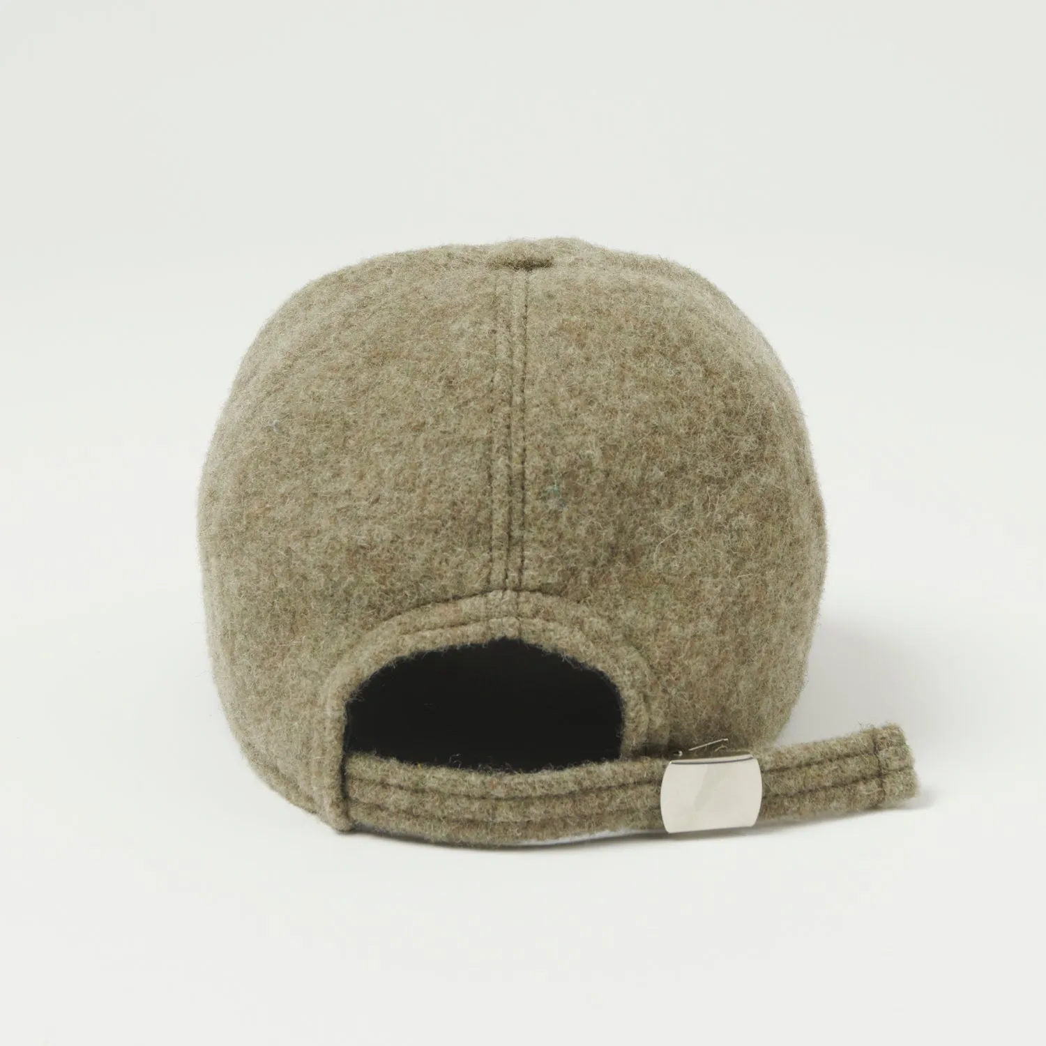 East Harbour Surplus 'Tiger' Wool Baseball Cap - Olive Beige