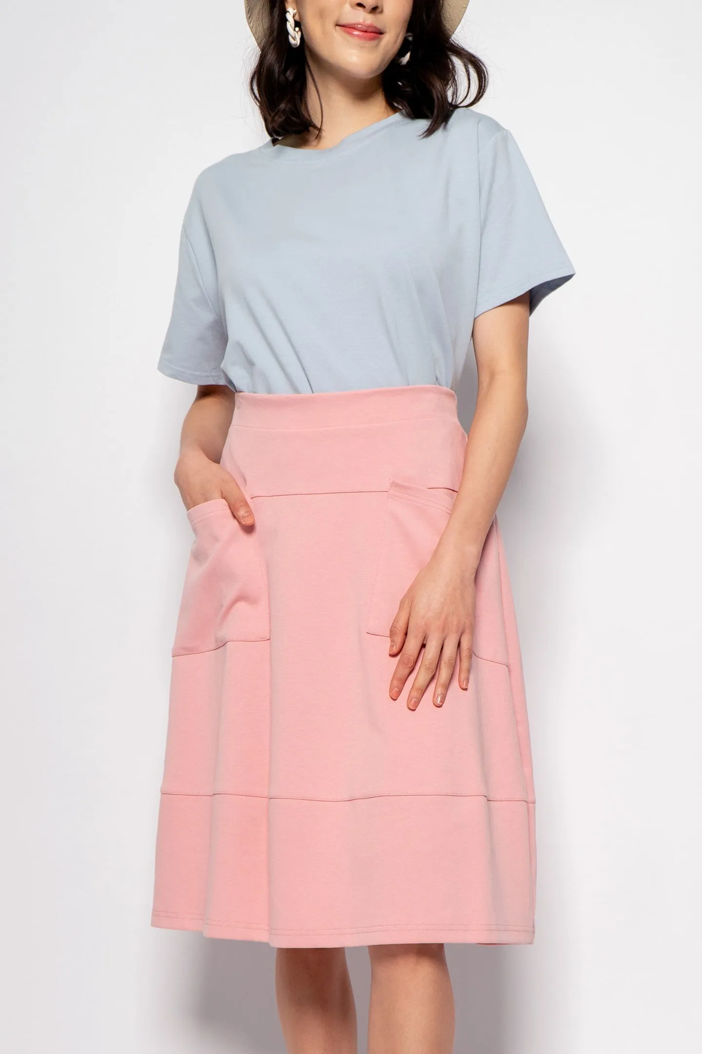 Ebenezer Skirt in Pastel Pink