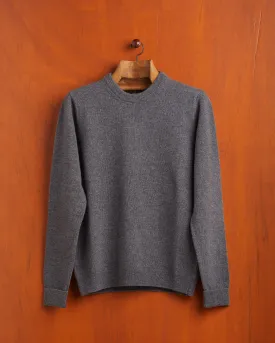 Extrafine Merino Wool Crew Neck - Grey