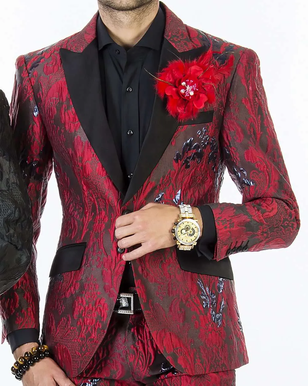 Fashion Suit for men, V Red - Fashion - prom - suits - 2020