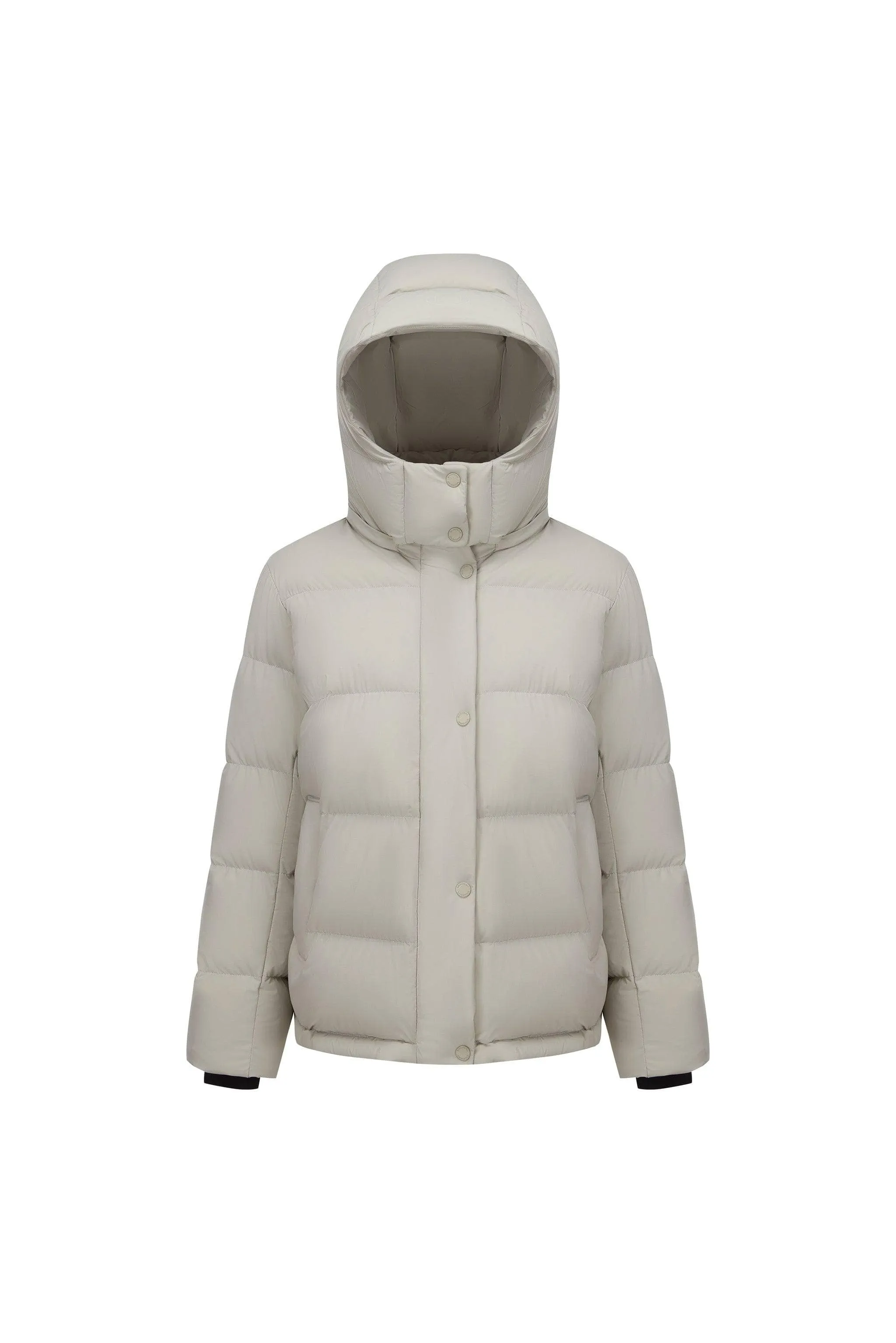 Feel the Cloud women’s down jacket with detachable hood