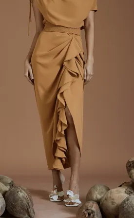 FLORA SKIRT - MOCHA