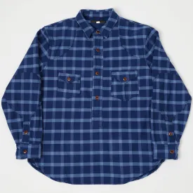 Freewheelers 2133008 'Sag Harbour' Shirt - Blue/Sax/Green