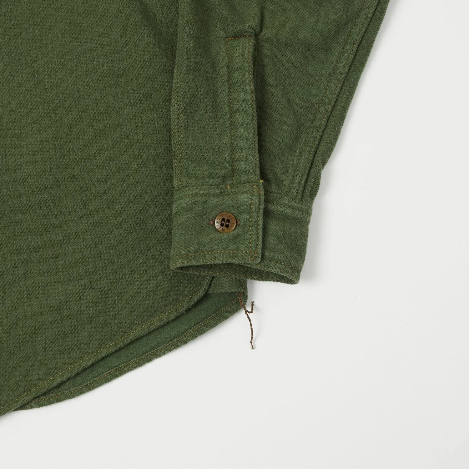 Freewheelers 2233001 'Skid Row' Work Shirt - Forest Green