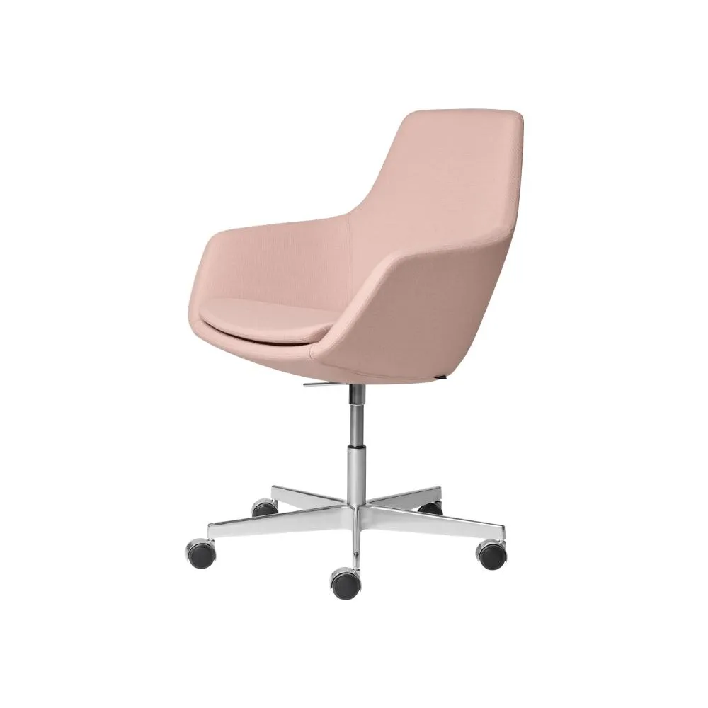 Fritz Hansen Little Giraffe Office Chair - Aluminum Swivel Base