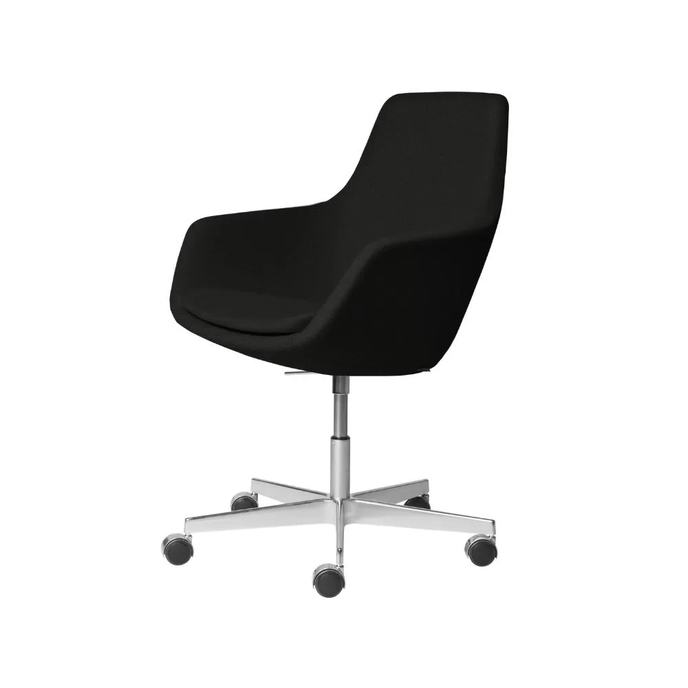 Fritz Hansen Little Giraffe Office Chair - Aluminum Swivel Base