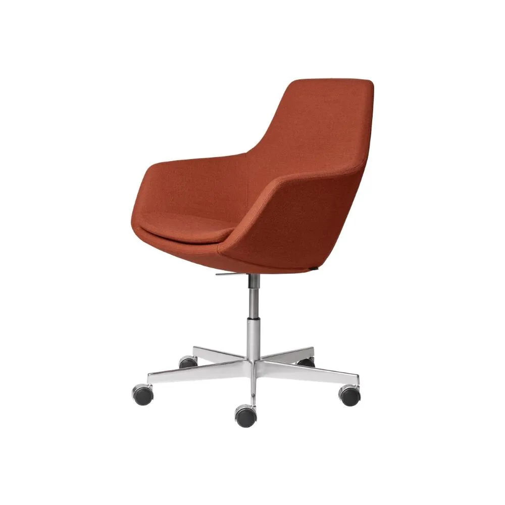 Fritz Hansen Little Giraffe Office Chair - Aluminum Swivel Base