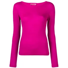 Fuchsia Cashmere Top