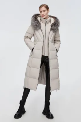 Full Length Hooded Goose Down Jacket